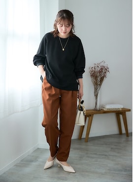 nissen Smile Modelsさん（レディース・160cm）の秋コーディネート