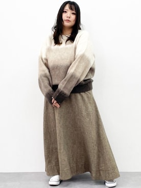 nissen Smile Modelsさん（レディース・157cm）の秋コーディネート