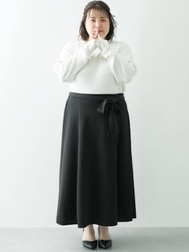 nissen Smile Modelsさん（レディース・158cm）の冬コーディネート