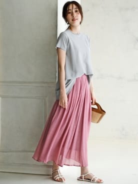 nissen Smile Modelsさん（レディース・165cm）の春コーディネート
