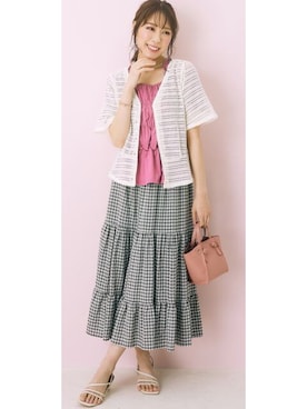 nissen Smile Modelsさん（レディース・162cm）の春コーディネート