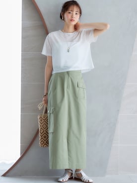 nissen Smile Modelsさん（レディース・167cm）の春コーディネート