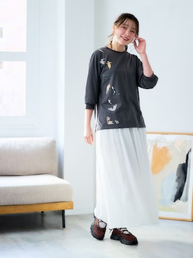 nissen Smile Modelsさん（レディース・164cm）の冬コーディネート