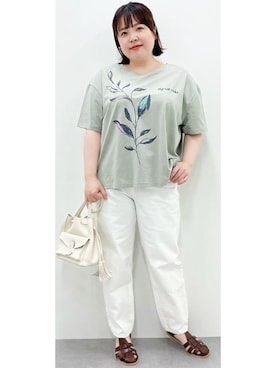 nissen Smile Modelsさん(レディース・158cm)の夏コーディネート