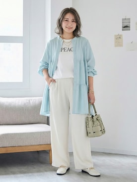 nissen Smile Modelsさん（レディース・160cm）の春コーディネート