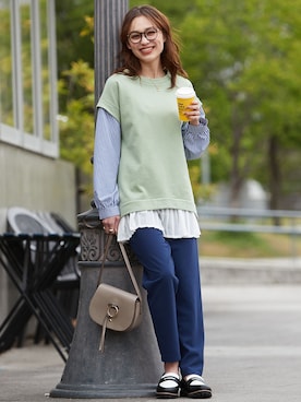 nissen Smile Modelsさん（レディース・162cm）の夏コーディネート