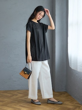 nissen Smile Modelsさん（レディース・167cm）の春コーディネート