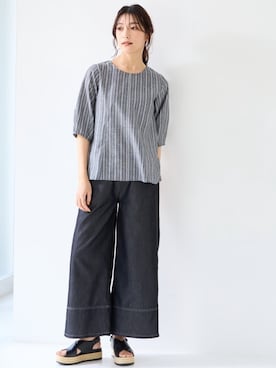 nissen Smile Modelsさん（レディース・170cm）の春コーディネート