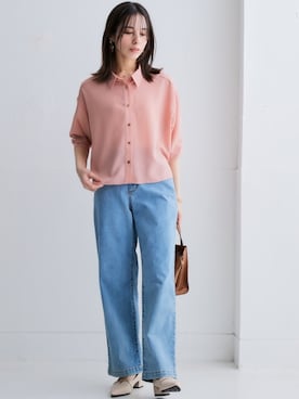 nissen Smile Modelsさん（レディース・160cm）の夏コーディネート