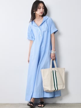 「CHIC STYLE」｜「アイテム（ワンピース/ドレス）」を使った、nissen Smile Modelsさん（レディース・163cm）の春コーディネート