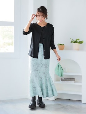 nissen Smile Modelsさん（レディース・160cm）の冬コーディネート