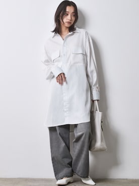 「CHIC STYLE」｜「アイテム（ワンピース/ドレス）」を使った、nissen Smile Modelsさん（レディース・163cm）の冬コーディネート