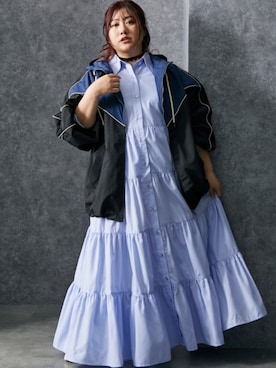 nissen Smile Modelsさん（レディース・155cm）の冬コーディネート