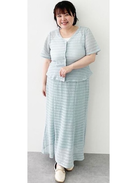 nissen Smile Modelsさん（レディース・158cm）の春コーディネート