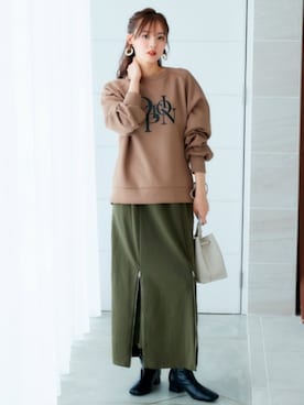 nissen Smile Modelsさん（レディース・167cm）の冬コーディネート