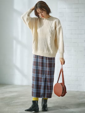 nissen Smile Modelsさん（レディース・165cm）の秋コーディネート