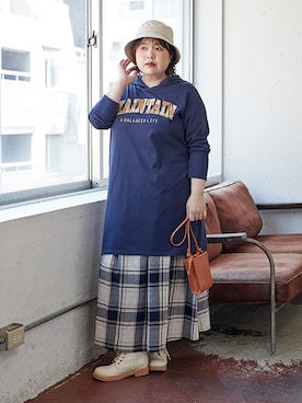 nissen Smile Modelsさん（レディース・158cm）の夏コーディネート