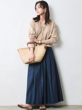 nissen Smile Modelsさん（レディース・163cm）の春コーディネート