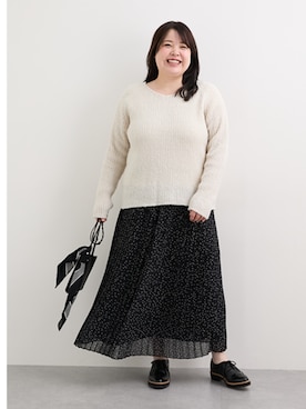 「nissen（ニッセン）のアイテム」を使った、nissen Smile Modelsさん（レディース・158cm）の秋コーディネート