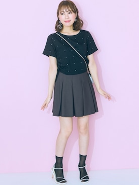 「レギュラー」｜「アイテム（アクセサリー）」を使った、nissen Smile Modelsさん（レディース・162cm）の春コーディネート