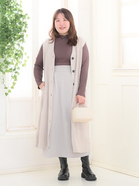 nissen Smile Modelsさん（レディース・170cm）の秋コーディネート