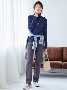 nissen Smile Modelsさん（レディース・170cm）の秋コーディネート