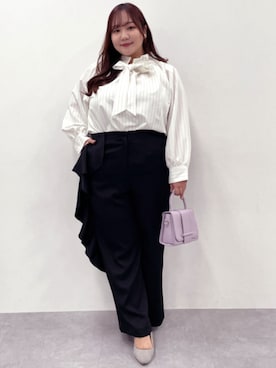 nissen Smile Modelsさん(レディース・158cm)の冬コーディネート