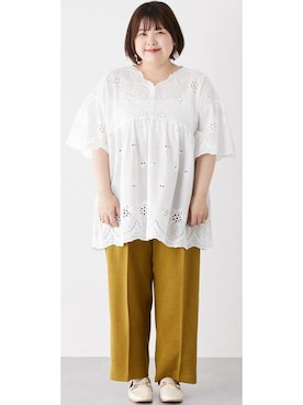 nissen Smile Modelsさん（レディース・158cm）の春コーディネート