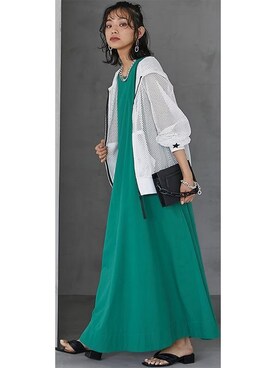 nissen Smile Modelsさん(レディース・163cm)の夏コーディネート
