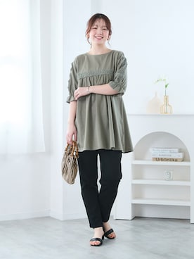 nissen Smile Modelsさん（レディース・160cm）の春コーディネート