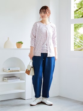 nissen Smile Modelsさん（レディース・160cm）の冬コーディネート