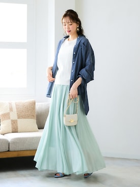 nissen Smile Modelsさん（レディース・167cm）の春コーディネート