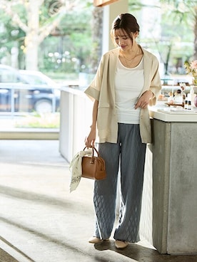 nissen Smile Modelsさん（レディース・165cm）の春コーディネート