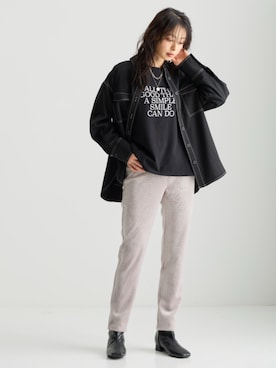 「nissen（ニッセン）のアイテム」を使った、nissen Smile Modelsさん（レディース・165cm）の秋コーディネート