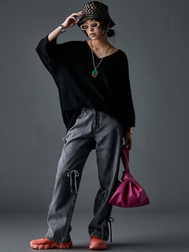 nissen Smile Modelsさん(レディース・163cm)の夏コーディネート