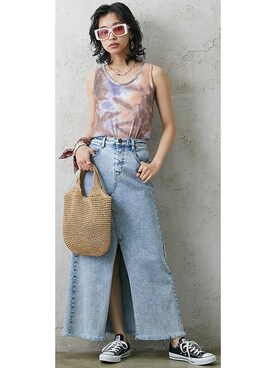 nissen Smile Modelsさん（レディース・167cm）の夏コーディネート