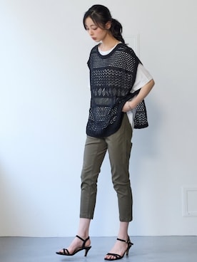 nissen Smile Modelsさん（レディース・165cm）の春コーディネート