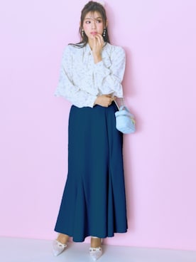 nissen Smile Modelsさん（レディース・166cm）の冬コーディネート