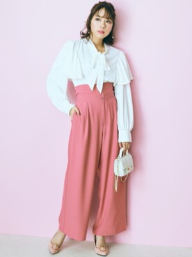 nissen Smile Modelsさん（レディース・162cm）の冬コーディネート