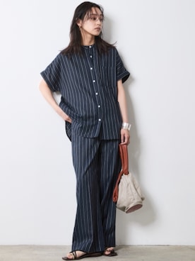 「SET UP」｜nissen Smile Modelsさん（レディース・163cm）の夏コーディネート