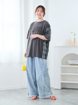 nissen Smile Modelsさん（レディース・160cm）の春コーディネート