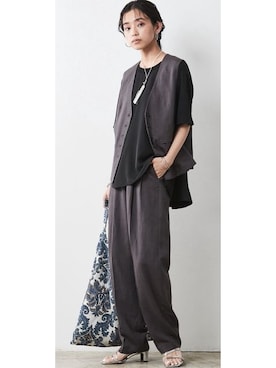 nissen Smile Modelsさん（レディース・167cm）の春コーディネート