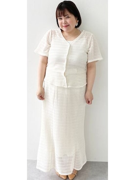 nissen Smile Modelsさん（レディース・158cm）の春コーディネート