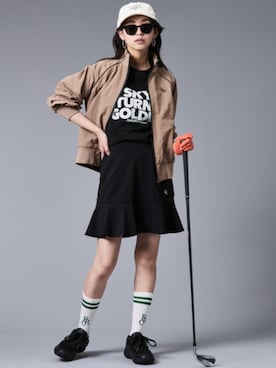 「CHIC STYLE」｜「アイテム（ジャケット/アウター）」を使った、nissen Smile Modelsさん（レディース・163cm）の春コーディネート