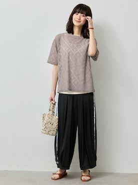 nissen Smile Modelsさん（レディース・165cm）の春コーディネート