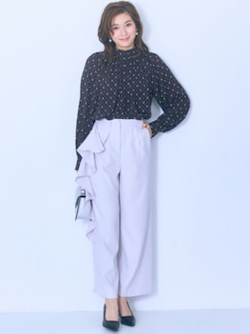 nissen Smile Modelsさん(レディース・166cm)の冬コーディネート