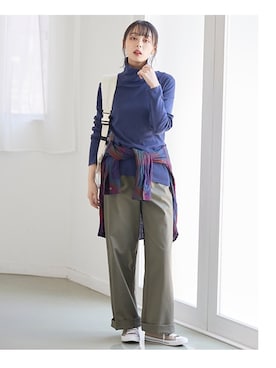 nissen Smile Modelsさん（レディース・165cm）の秋コーディネート