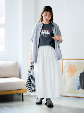 nissen Smile Modelsさん（レディース・164cm）の冬コーディネート