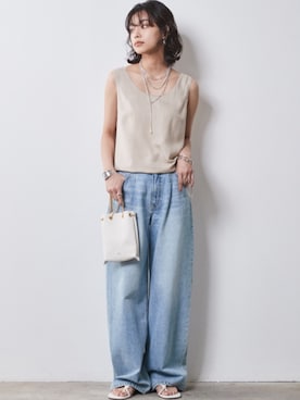 「CHIC STYLE」｜nissen Smile Modelsさん（レディース・163cm）の春コーディネート