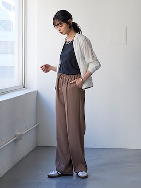 nissen Smile Modelsさん（レディース・165cm）の春コーディネート